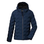 Killtec KOW 119 MN QLTD JCKT Manteau d'hiver à capuche pour homme Noir Taille S