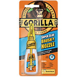 Gorilla Super Glue Permanent Liquid Transparent Clear 12 g 4044501