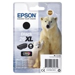 Original Epson 26XL, Black Ink Cartridge P-510 XP-520 XP-600 XP-605 XP-610 T2621