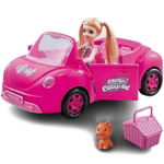 YSAMAX Gabriolet Convertible Toy Car With Doll, Exciting Role-Playing Adventures