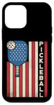 iPhone 12 mini Vertical US Flag Pickleball Player Pickleball Champ Addict Case