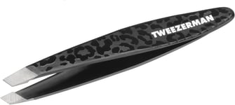 Tweezerman Black Leopard Mini Slant Tweezer