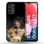 Cokitec Coque pour Samsung Galaxy A13 / A04S Manga One Piece Ace Noir Multicolore