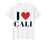 I Love CALI Gifts Idea Family Name Personalized I CALI Heart T-Shirt