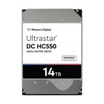 WD Ultrastar DC HC550 14TB 3.5 HDD SATA 512E SE 7200RPM  0F38581/WUH721814ALE6L4