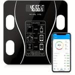 Digital Bathroom Weighing Scale Bluetooth Body Fat Monitor BMI Analyser 180kg