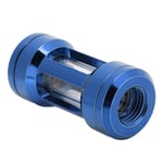 PUSOKEI Water Cooling Filter, G1/4" Thread Computer Cooler Filters Connector Fitting for PC Water Cooling System(blue)