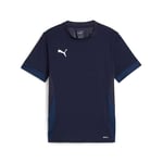 PUMA Mixte Match Teamgoal Jr Maillot De Football, Puma Navy-puma Blanc-Bleu Persan, 116 EU