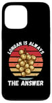 iPhone 13 Pro Max Vintage Longan Is Always The Answer Retro Food Lover Case