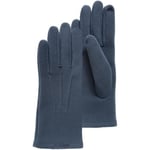 Gants Isotoner  Gants Femme tactiles Bleu tissu doux