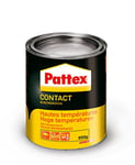 Pattex Colle Contact Type Néoprène Haute Température, Colle pour Éléments Cuisine, Proximité Source de Chaleur, Boîte 650G, Jaune