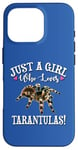 Coque pour iPhone 16 Pro Girl Who Loves Tarantula Lover