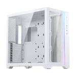 Magniumgear NEO Qube 2 Dual Chamber ATX Mid-Tower DRGB Gaming PC Case - White MG-NE620Q_DWT02