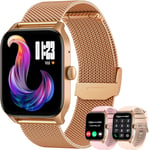 Montre Connectée Femme Smartwatch Avec Appel:1.83"" Hd Fitness Smart Watch 100 Sport Modes Moniteur De Sante Fréquence Cardiaque Podometre Lecteur De Musique Montre Intelligente Pour Android Et Iphone