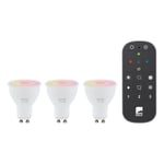 Eglo 3x GU10-sarja, kaukosäädin - RGB + TW - Zigbee, Bluetooth