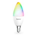 Hama Ampoule Connectée WIFI, Ampoule LED E14 Multicolore RVBB, 2700-6500K, Ampoule Smart Intelligente, Matter, Ampoule Alexa/Google Home, 4.9W, 470lm, Dimmable, comm. voc./appl