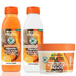 Garnier Fructis Hair Food Shampooing Réparateur Vegan à Papaye 350 ml C6341700