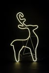 Christmas Neon Rope Light Silhouette Reindeer Calf Outdoor Wall Garden Decor UK