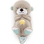 Fisher - Ma Loutre Câlins Bonne Nuit Peluche Peluche Veilleuse Bébé Musicale et Lumineuse Veilleuse Doudou Bruit Blanc Bébé Cadeau Naissance Fille et