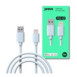 Prevo 2M USB 2.0 to Lightning Cable, MFI Certified, Data Sync 480Mbps for iPhone