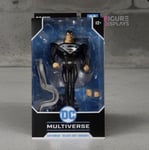 DC MULTIVERSE SUPERMAN BLACK SUIT VARIANT MCFARLANE FIGURE