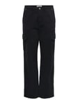 ONLY Onlmalfy Cargo Pant PNT Noos Pantalon, Noir, XL x 32L Femmes