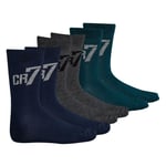 CR7 Underwear CR7 Strumpor 3-pack - Grå/Blå Barn, storlek 40-43