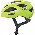 ABUS Casque de vélo de course Macator MIPS - Casque de vélo pour débutants avec visière - adapté aux porteurs de tresses - pour hommes et femmes - Jaune, taille L