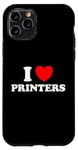 iPhone 11 Pro I Love Printers Funny Computer Cartridge Ink Paper Print Fan Case