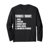 Anime Fan Pun for Manga Otaku Cosplay Japanese Fan Long Sleeve T-Shirt