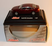 MICRO METAL DIE CAST SCHUCO HO 1/87 AUDI A6 LIMOUSINE ROUGE BORDEAUX IN BOX