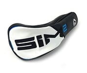 TAYLORMADE 2021 GOLF SIM2 RESCUE Hybrid Head Cover Black/White/Blue/Lime Neon