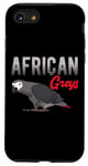 Coque pour iPhone SE (2020) / 7 / 8 Gris africain - Amoureux des oiseaux - Perroquet gris africain exotique