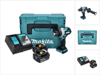 Makita DHP 486 RGJ akkuiskuporakone 18 V 130 Nm + 2x 6,0 Ah akku + laturi + Makpac