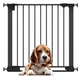 Bettacare Dog Safety Gate, SafeStep Pet Pressure Gate, Black, 82cm - 89cm