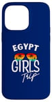 Coque pour iPhone 14 Pro Max Egypt Girls Trip Travel Vacation Femme Égypte