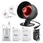 Wireless Security Burglar Door Alarm System Kit for Garage Shed House