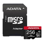 256GB UHS-I U3 V30S(R:100MB/s/W:70MB/s) MicroSD w/adapter