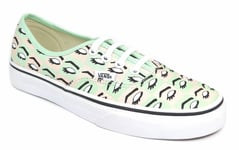 Vans Lace Up Canvas Pumps Womens Girls Casual