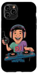 Coque pour iPhone 11 Pro Music Lover Producer DJ Casque rétro drôle