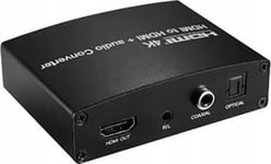 Premiumcord Premiumcord Hdmi 4K Audio Extractor-Kabel Med Ljud Till Stereojackseparation, Spdif Toslink, Rca