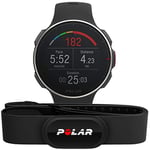 Polar Vantage V Titan, Montre multisport gps premium pour le triathlon, Avec suivi de la fréquence cardiaque, étanche, Noir Rouge, Taille unique