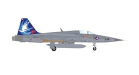 Herpa modèle d'avion Militaire Swiss Air Force Northrop F-5E Tiger II Fliegerstaffel 19 "Swans, à l'échelle 1:200 - modèle d'avion pour collectionneur, décoration, Avion de l'armée, en métal