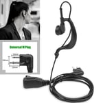 Security G-Shape Headset/Earpiece Mic For Motorola Radio Walkie Talkie 2 Pin UK