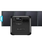 Générateur Électrique Solaire BLUETTI AC180 avec Panneau Solaire PV120,1152Wh Batterie LiFePO4,pour Camping, Voyage,Panne de