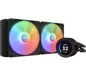 NZXT Kraken Elite 280 mm Liquid CPU Cooler - RGB LED, Matte Black, Black