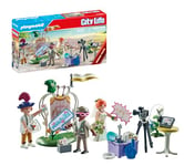 Playmobil 71367 Couple de mariés et Appareil Photo, pour capturer Les Moments de la fête de Mariage en Photos, avec des Accessoires de l'univers City Life Promo Pack pour Enfants dès 4 Ans