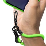 Avizar Dragonne pour Smartphone Nylon Souple Vert Citron