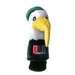 Team Golf NCAA Miami Hurricanes Mascot Head Cover Mascot Golf Club Headcover, Fits most Oversized Drivers, Extra Long Sock for Shaft Protection, Officially Licensed Product