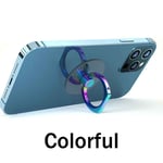 Support De Bague Transparent Pour Téléphone Portable,Support De Rotation Résistant À 360 °,Poignée Transparente,Compatible Avec Imorning Ou Étui De Téléphone - Type Colorful